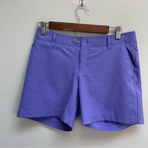 Under Armour Women's Links Purple Golf Shorts 6